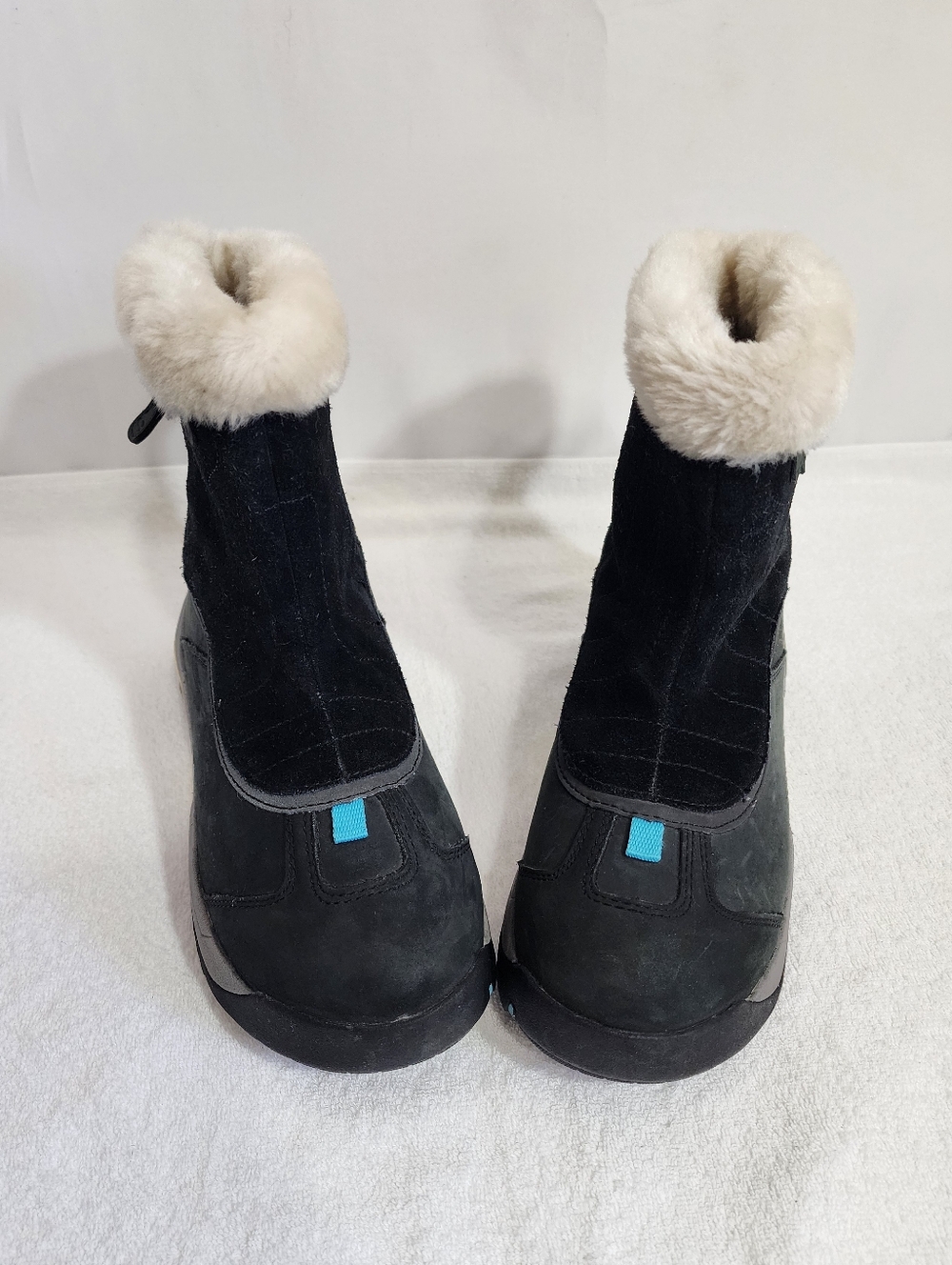 WindRiver T-Max Insulated Winter Boots Women’s Size 6 Black Waterproof Faux Fur